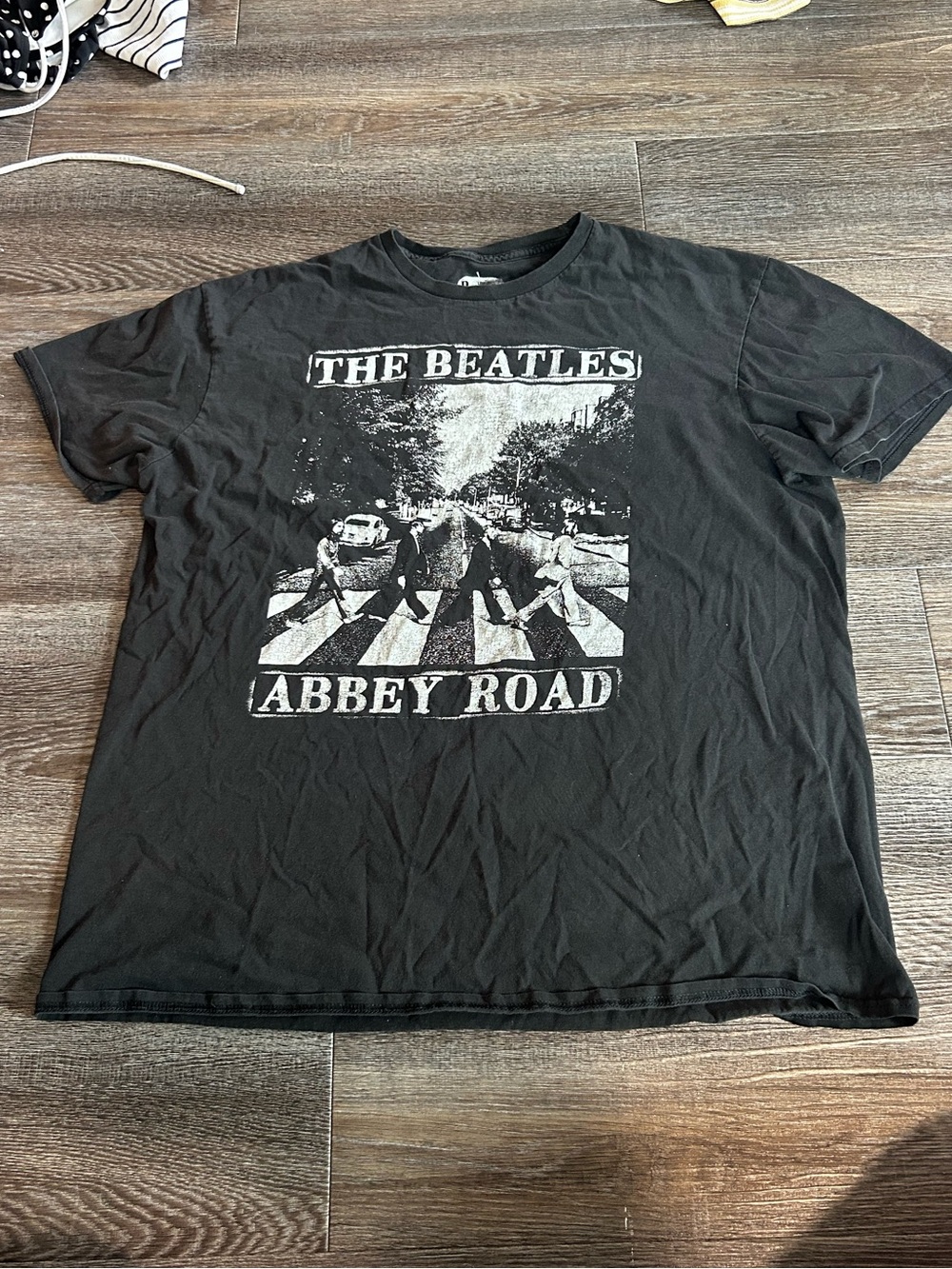 The Beatles Black Abbey Road Graphic Tee